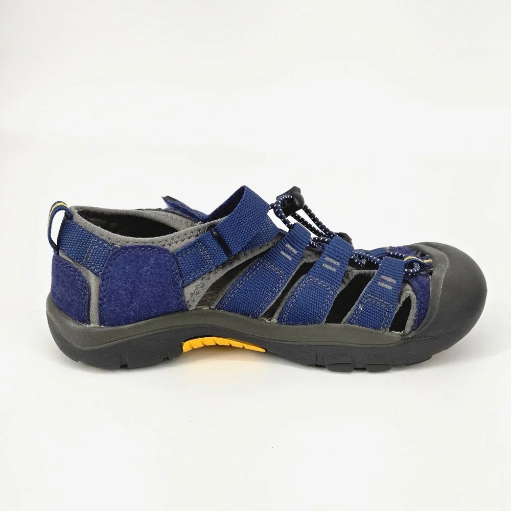 KEEN Newport H2 Blue Yellow Waterproof Hiking Trails Sandals Shoes Kids Size 4